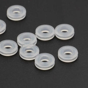 10Pcs Comfort Pads for Clip On Earrings Silicone Earring Ring Cushion
