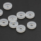 10Pcs Comfort Pads for Clip On Earrings Silicone Earring Ring Cushion