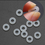 10Pcs Comfort Pads for Clip On Earrings Silicone Earring Ring Cushion