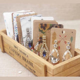 Flower Earring Pack Card Colorful Print Paper Jewelry Earring Card 5*9cm
