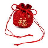 Chinese Antique Sachet Bag Embroidered Retro Flower Jewelry Storage