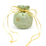 Chinese Antique Sachet Bag Embroidered Retro Flower Jewelry Storage