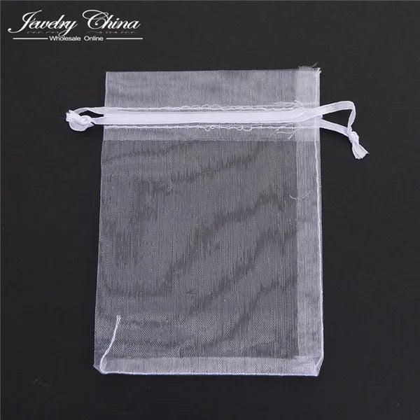 Organza Bags 9x12 cm Wedding Pouches Jewelry Packaging Bags 50pcs/lot