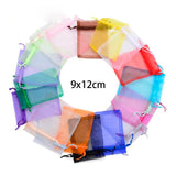 Organza Bags 9x12 cm Wedding Pouches Jewelry Packaging Bags 50pcs/lot