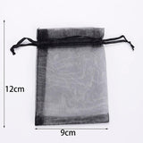 Organza Bags 9x12 cm Wedding Pouches Jewelry Packaging Bags 50pcs/lot