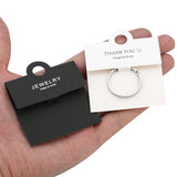 30pcs Blank Paper Ring Cards Holder Packaging for DIY Jewelry Making