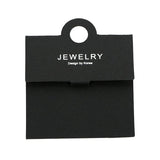30pcs Blank Paper Ring Cards Holder Packaging for DIY Jewelry Making