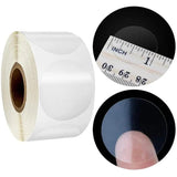 500Pcs Round PVC Transparent Sticker for Package and Envelope Seal Labels