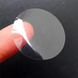 500Pcs Round PVC Transparent Sticker for Package and Envelope Seal Labels