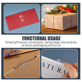 500Pcs Round PVC Transparent Sticker for Package and Envelope Seal Labels