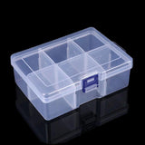 6 Grids Removable Divider Storage Box for Jewelry Earring
