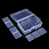 6 Grids Removable Divider Storage Box for Jewelry Earring