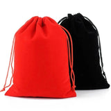 10pcs/lot Velvet Drawstring Pouches for Jewelry Wedding Gift Packing