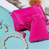 10pcs/lot Velvet Drawstring Pouches for Jewelry Wedding Gift Packing