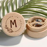 Personalized Monogram Ring Holder Wedding Box