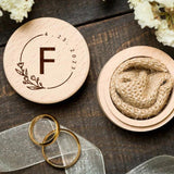 Personalized Monogram Ring Holder Wedding Box