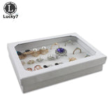 12 Slot Sponge Ring Earrings Display Box Jewelry Holder