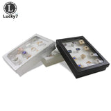 12 Slot Sponge Ring Earrings Display Box Jewelry Holder