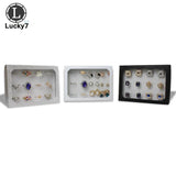12 Slot Sponge Ring Earrings Display Box Jewelry Holder
