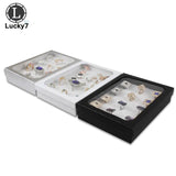 12 Slot Sponge Ring Earrings Display Box Jewelry Holder