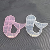 Pink Cartoon Mermaid Storage Box Jewelry Organizer