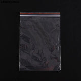 100Pcs 8*12 cm Mini Clear Ziplock Plastic Bags
