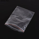 100Pcs 8*12 cm Mini Clear Ziplock Plastic Bags