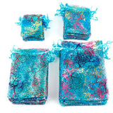 50Pcs Organza Bags White & Colorful Jewelry Packaging Wedding Gift