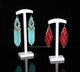 Acrylic Earrings Holder Showcase Jewelry Display Stand