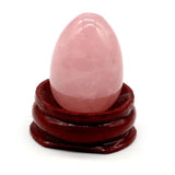 Natural Stone Decoration Egg-Shaped with Base Mini Ornament