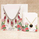 Flower Series Jewelry Set Cards Necklace Earring/Bracelet Display Card