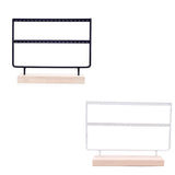Earrings Organizer Stand 44 Holes 2-Layer Jewelry Display Stand
