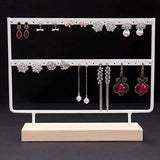 Earrings Organizer Stand 44 Holes 2-Layer Jewelry Display Stand