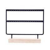 Earrings Organizer Stand 44 Holes 2-Layer Jewelry Display Stand