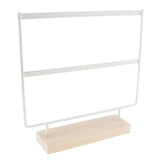 Earrings Organizer Stand 44 Holes 2-Layer Jewelry Display Stand