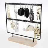 Earrings Organizer Stand 44 Holes 2-Layer Jewelry Display Stand