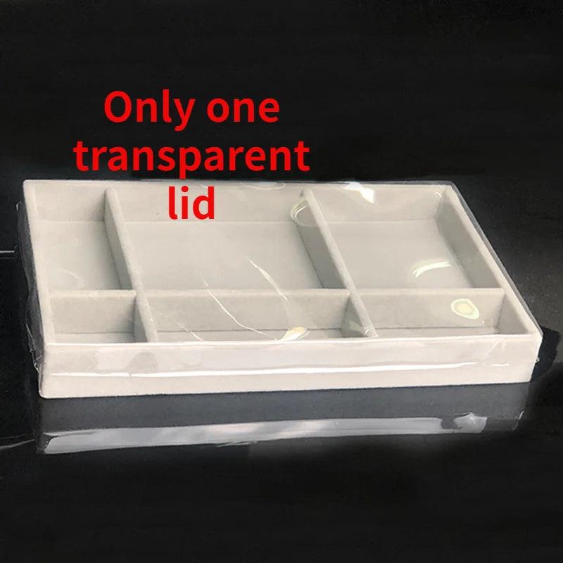 Velvet Jewelry Ring Display Box - Earring Storage Case