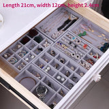 Velvet Jewelry Ring Display Box - Earring Storage Case