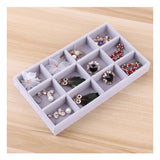 Velvet Jewelry Ring Display Box - Earring Storage Case