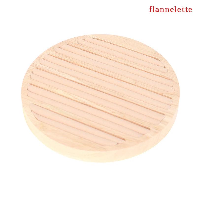 Round Storage Jewelry Ring Display Tray Holder for Retail Use