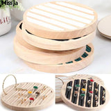 Round Storage Jewelry Ring Display Tray Holder for Retail Use
