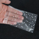 100pcs/Lot Dots Transparent Frosted Plastic Gift Bags