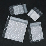 100pcs/Lot Dots Transparent Frosted Plastic Gift Bags