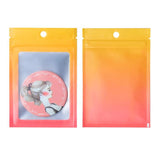 50PCS Gradient Mylar Aluminum Foil Packing Bags Jewelry Storage Pouch