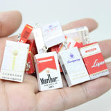 10Pcs Mini Resin Cigarette Charms Pendant DIY Earrings Necklace Decoration