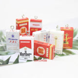 10Pcs Mini Resin Cigarette Charms Pendant DIY Earrings Necklace Decoration