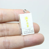 10Pcs Mini Resin Cigarette Charms Pendant DIY Earrings Necklace Decoration