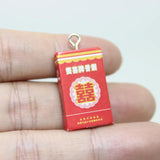 10Pcs Mini Resin Cigarette Charms Pendant DIY Earrings Necklace Decoration