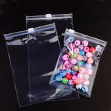 10pcs Self Sealing Plastic Jewelry Zip Lock Bags Slide Seal Packing Bag