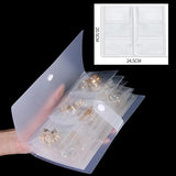 Jewelry Storage Album Foldable Display Stand Portable Holder Organizer